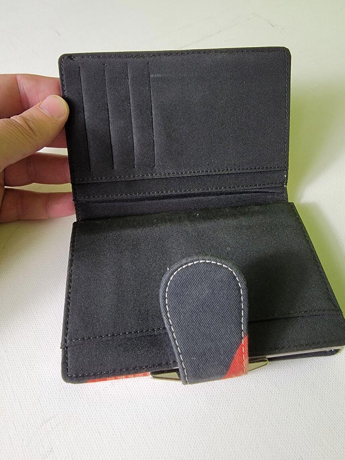 The Unbranded Brand Womens Wallet Lips Mouth All Over Clutch Hand Purse Black Size ONE SIZE - 2 Thumbnail