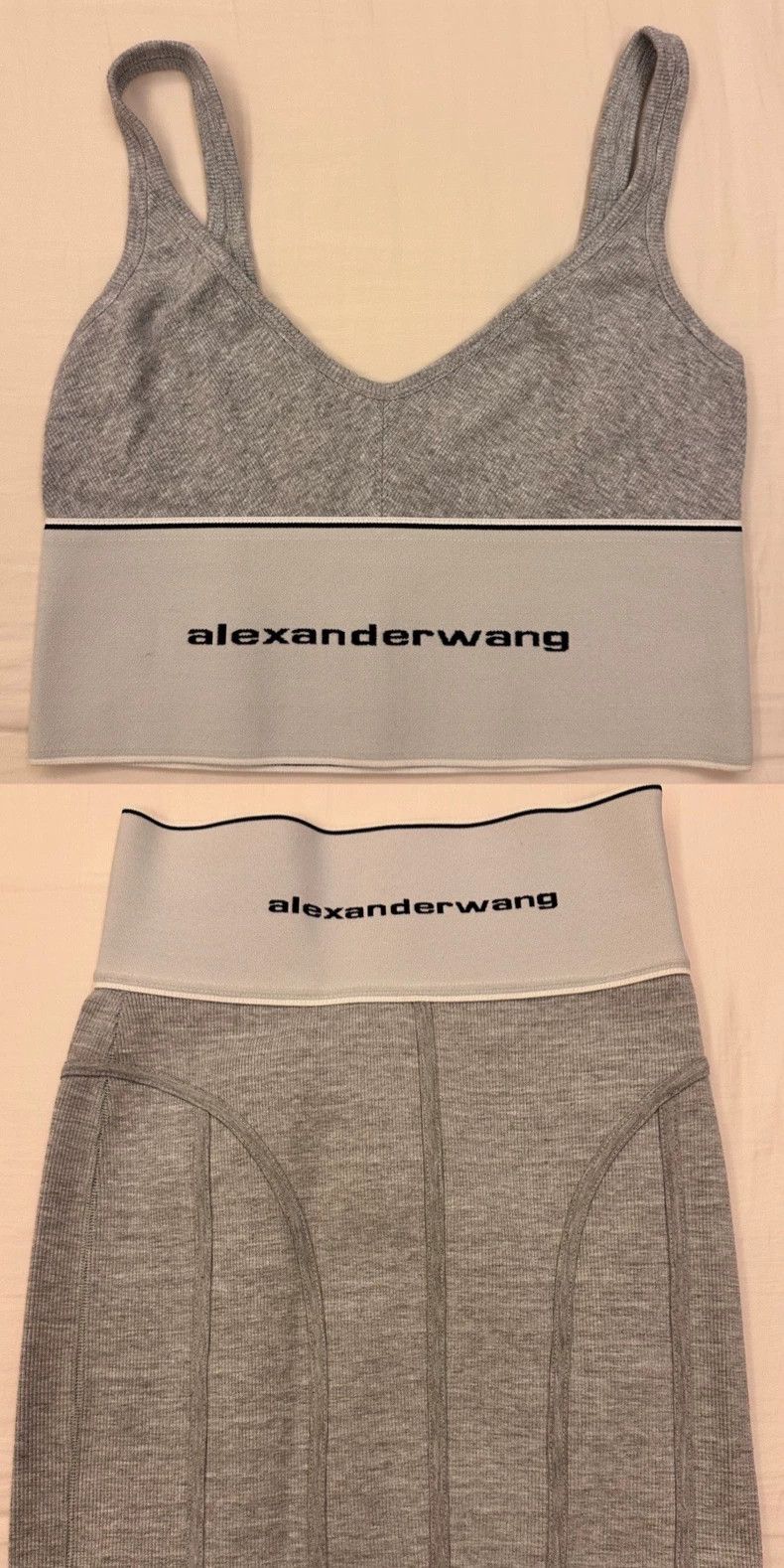 Alexander Wang Alexander Wang Logo Knit Two-Piece Set - dmc Size US S / EU 44-46 / 1 - 1 Thumbnail
