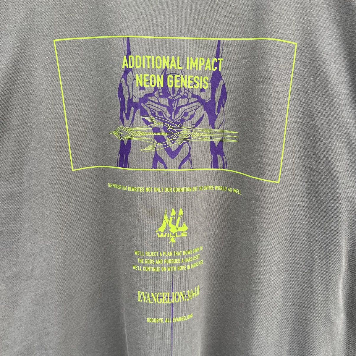 Uniqlo Thrashed Faded Evangelion X Uniqlo Anima Tee Size US XL / EU 56 / 4 - 2 Thumbnail