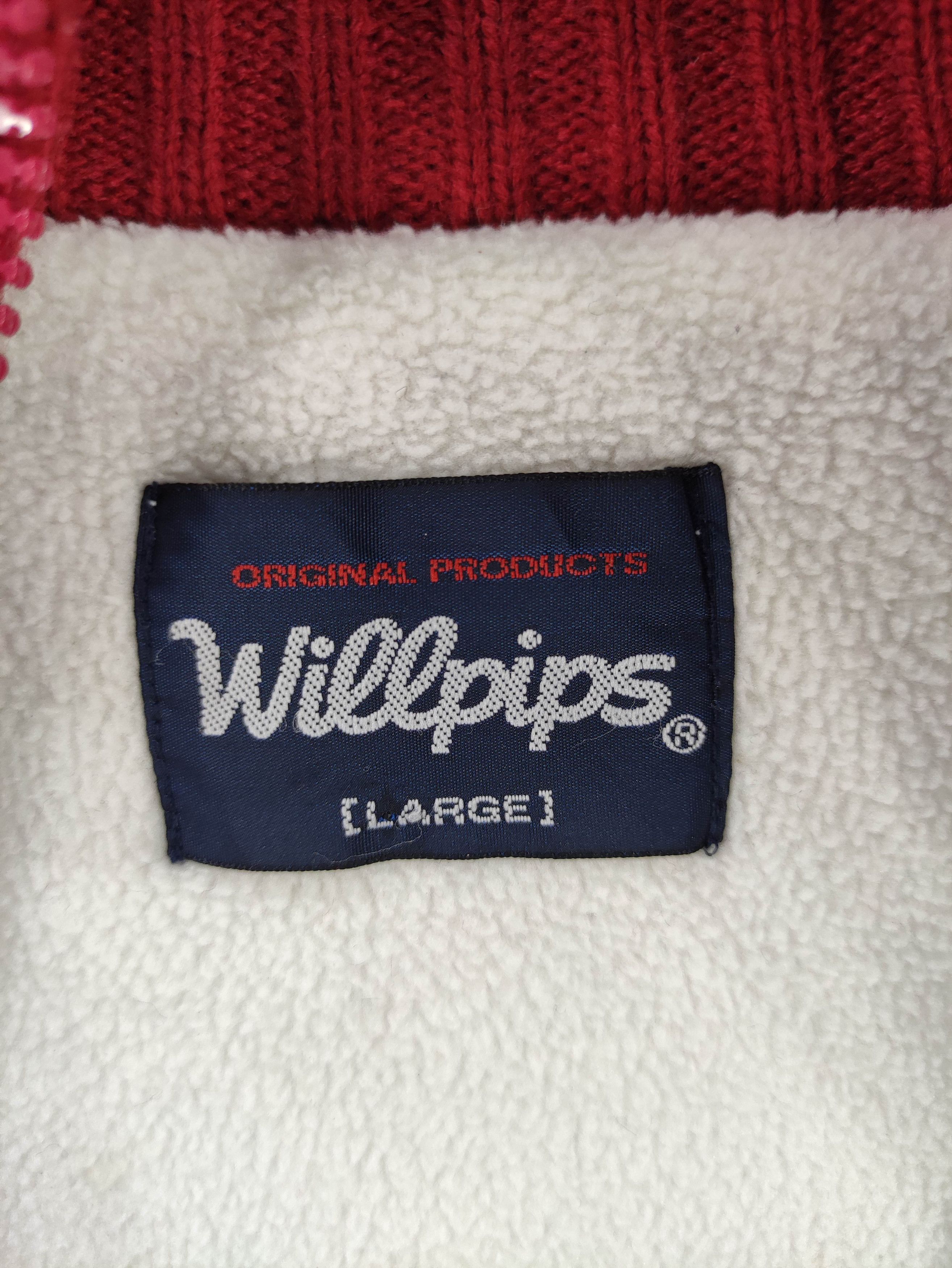 Japanese Brand Vintage Willpips Coloured Knit Sweater Jacket Zipper Size US L / EU 52-54 / 3 - 3 Thumbnail