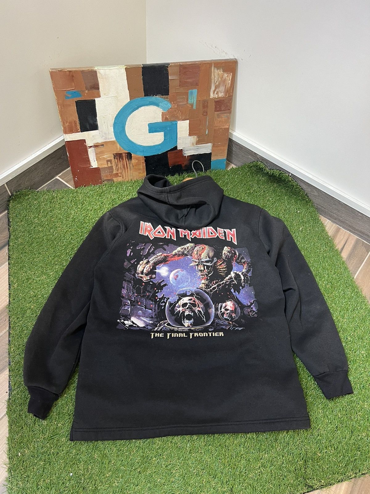 Iron Maiden × Vintage IRON MAIDEN THE Final Frontier 2010 y2k hoodie Size US M / EU 48-50 / 2 - 1 Thumbnail