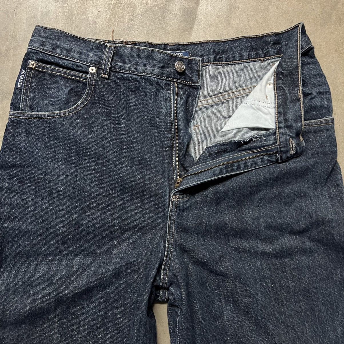Anchor Blue × Southpole × Vintage Vintage Y2K Neo Blue 🇺🇸 BAGGY Denim Jean Shorts Size US 34 / EU 50 - 5 Thumbnail
