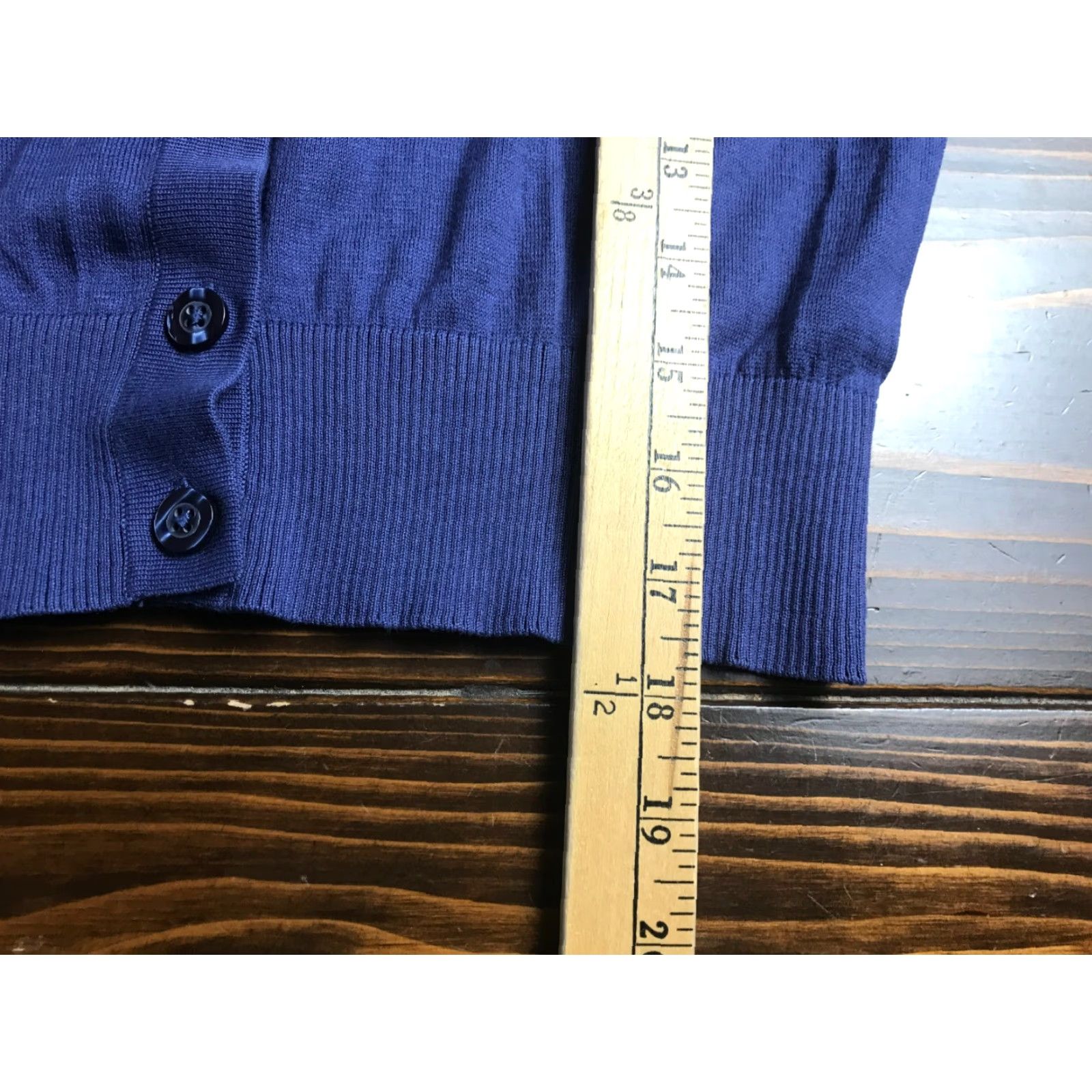 Ann Taylor Ann Taylor Shirt, Womens, Button-Up, Cropped, XS, Blue, Casual, Modern, 90s? Size XS / US 0-2 / IT 36-38 - 4 Thumbnail