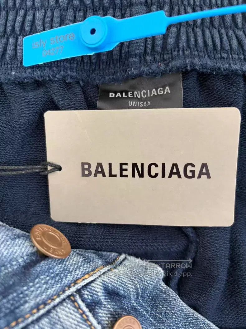 Balenciaga Balenciaga size S Washed Distressed Zip Denim Pants Size US 27 - 3 Thumbnail