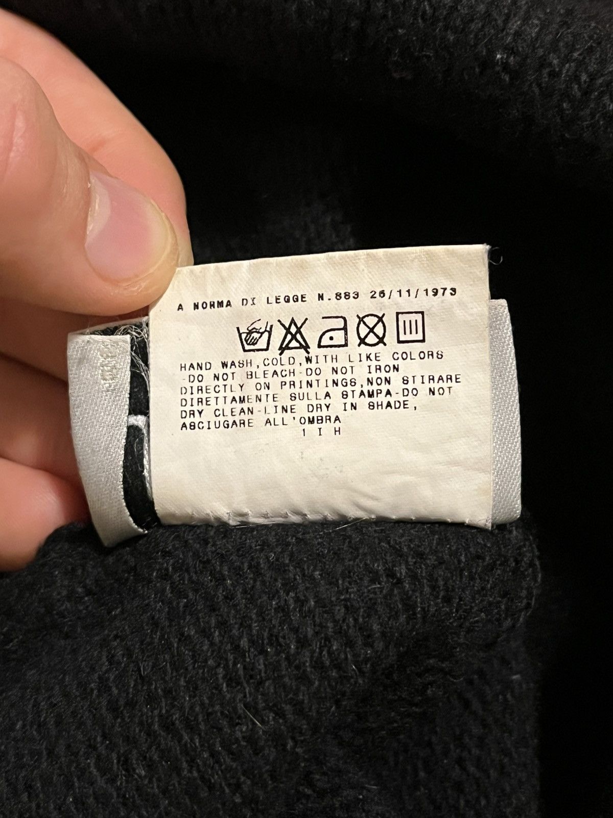 Dolce & Gabbana × Vintage Vintage Dolce & Gabbana jeans Lana Wool Hat Rare Size ONE SIZE - 7 Thumbnail