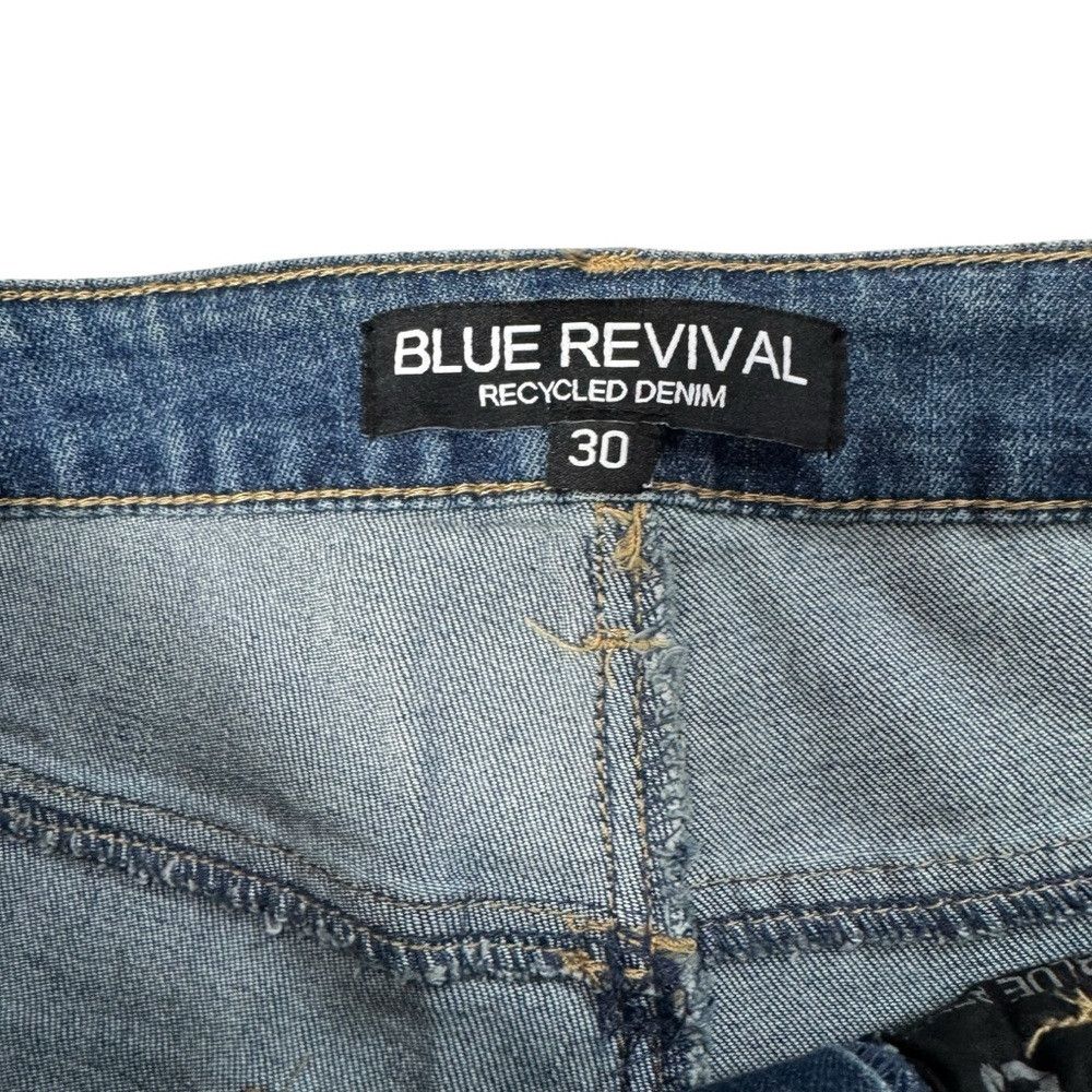 Other NWT New $169 Blue Revival Rhinestones Straight Leg Jeans Si Size 30" / US 8 / IT 44 - 6 Thumbnail