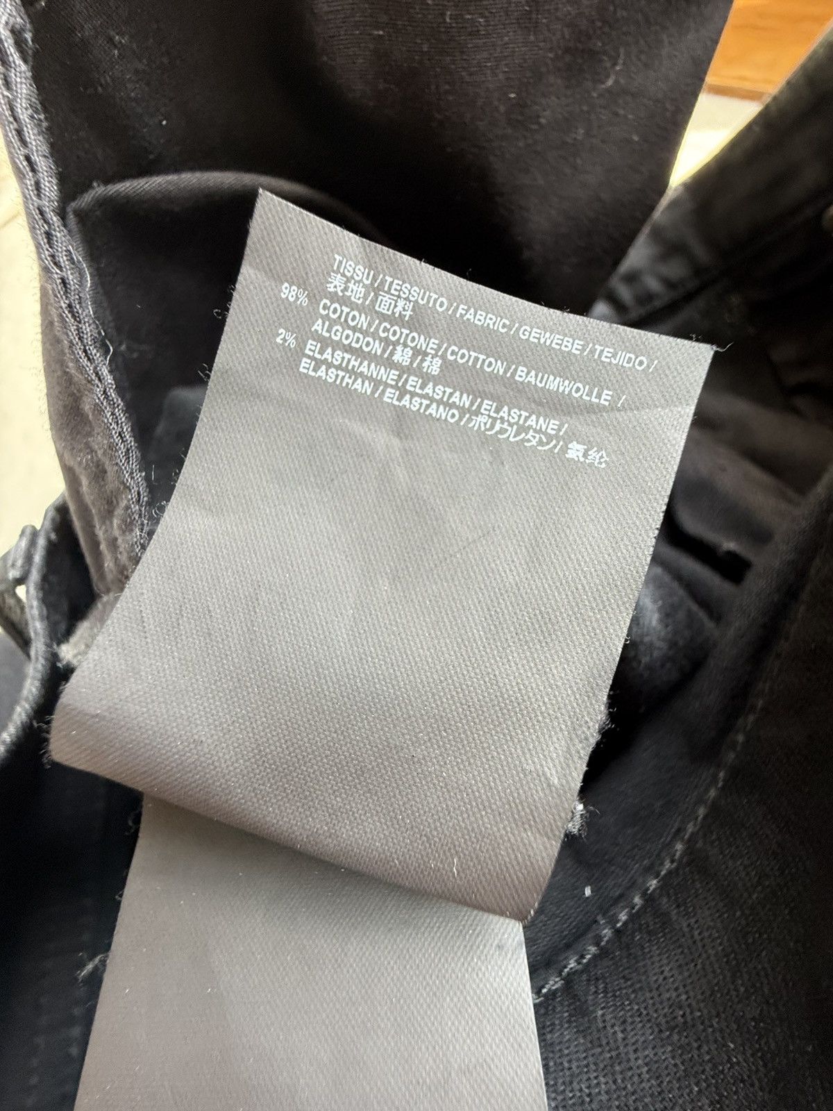 Saint Laurent Paris Saint Laurent D02 black slim skinny jeans 31 Size US 31 - 17 Thumbnail