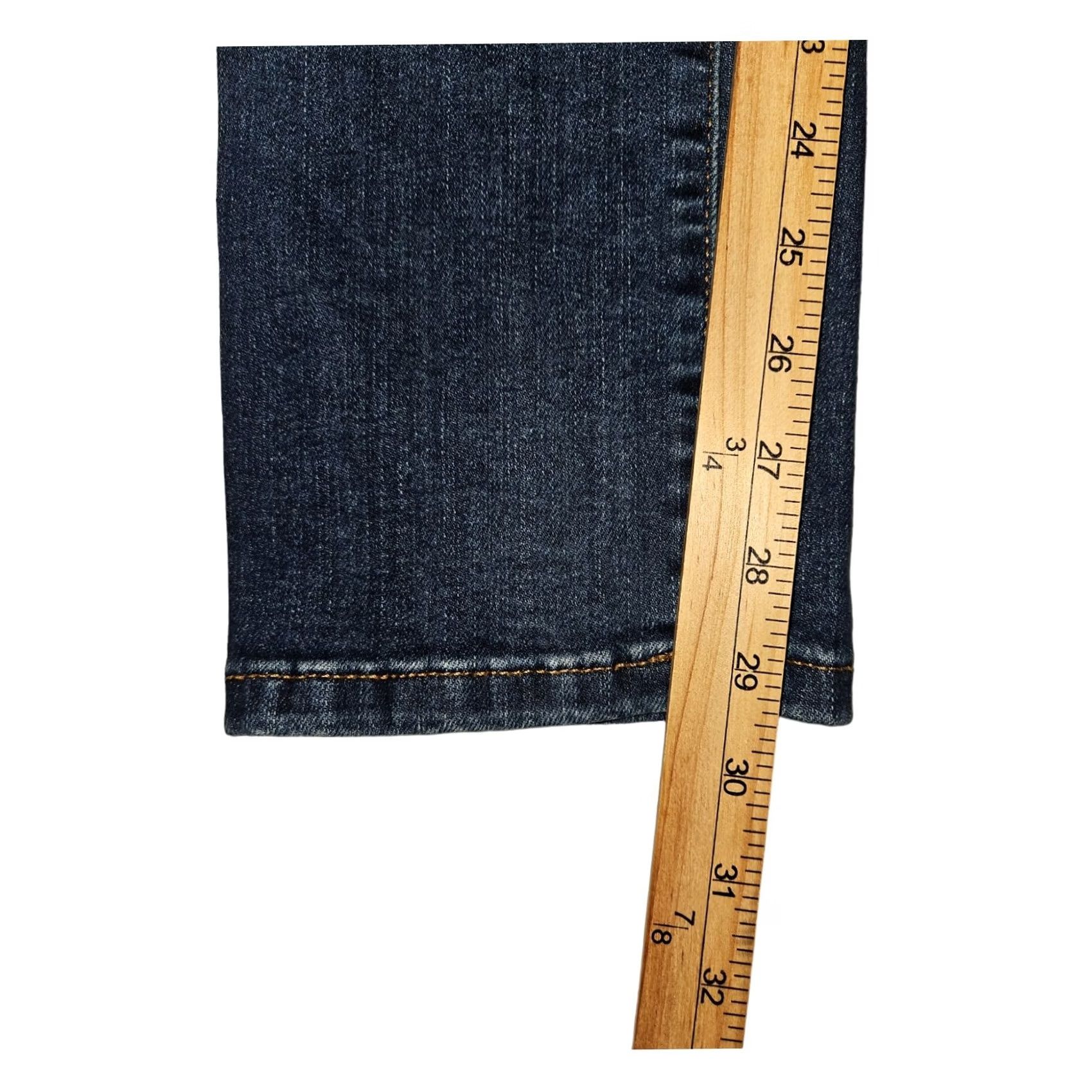 Banana Republic VINTAGE Banana Republic Jeans Women's 26 Tall Slim Blue Denim 5-Pocket Stretch Dark Headline: City, Preppy Mens Women Girls? Size 26" / US 2 / IT 38 - 5 Thumbnail