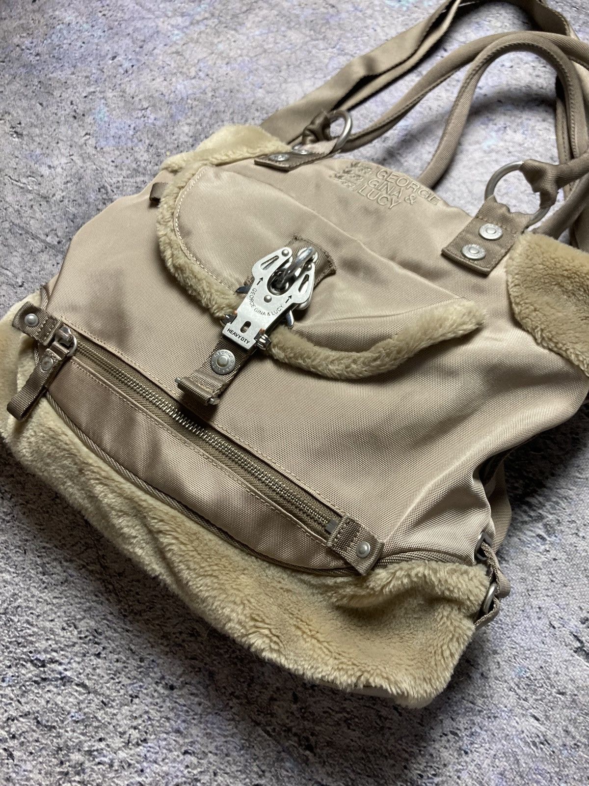 George Gina & Lucy × Vintage Bag George Gina & Lucy Chic Snake Vintage Avant Garde Rap Size ONE SIZE - 3 Thumbnail