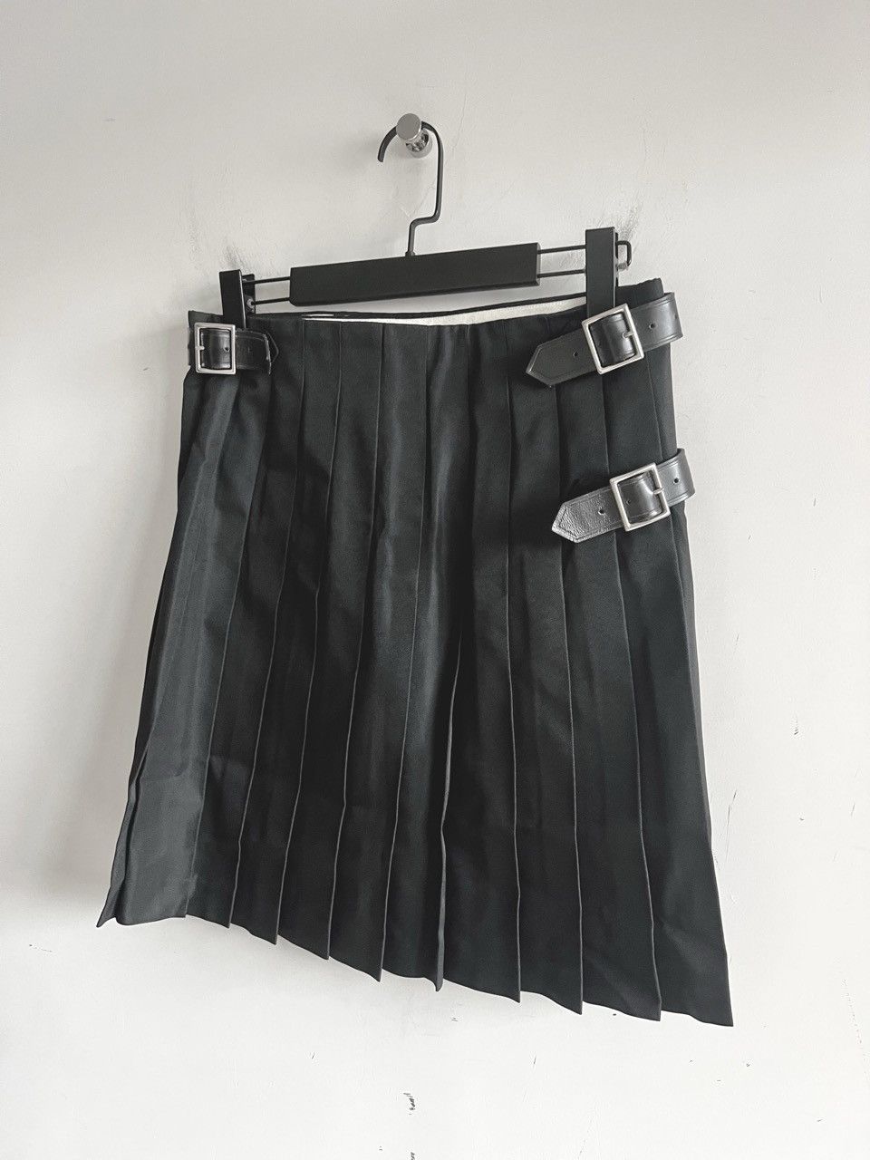 Comme des Garcons Homme Plus COMME des GARCONS - Side Adjuster Pleated Skirt Apron Size US 30 / EU 46 - 3 Thumbnail