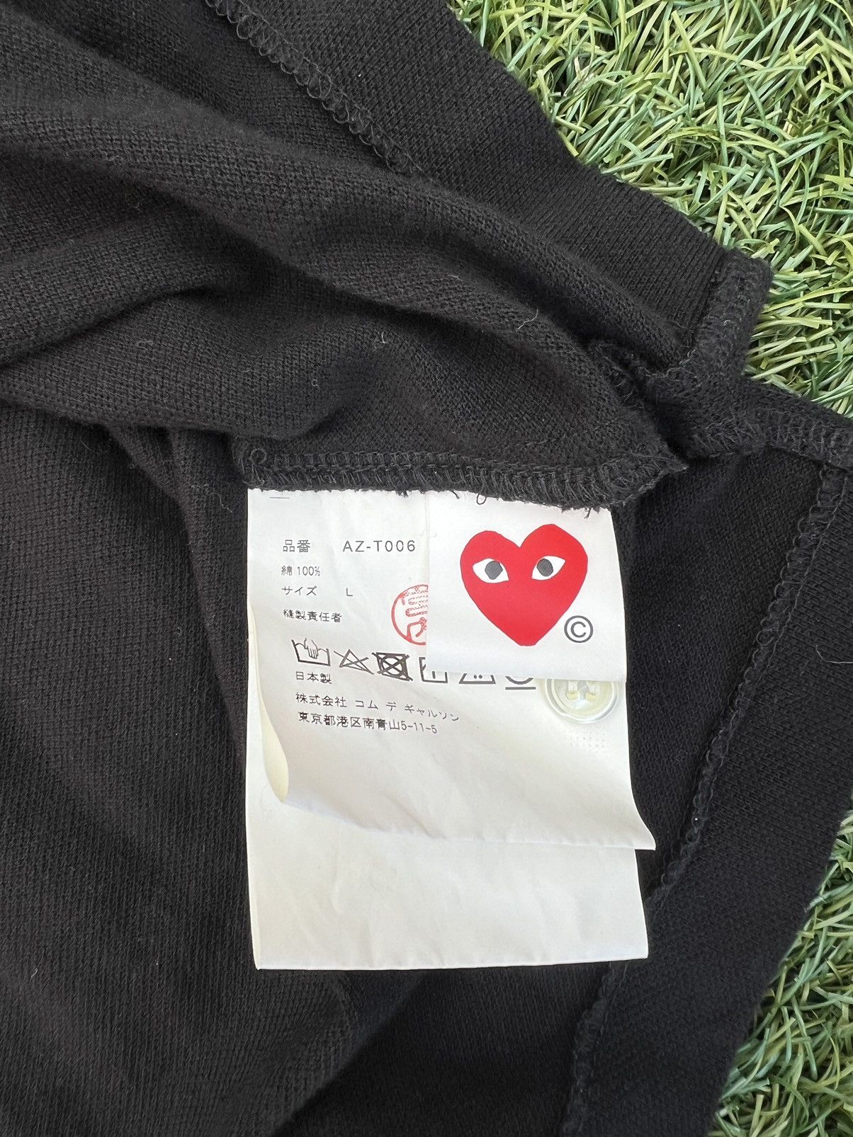 Comme des Garcons PLAY Comme Des Garcon Play Polo (big face) Size US L / EU 52-54 / 3 - 6 Thumbnail