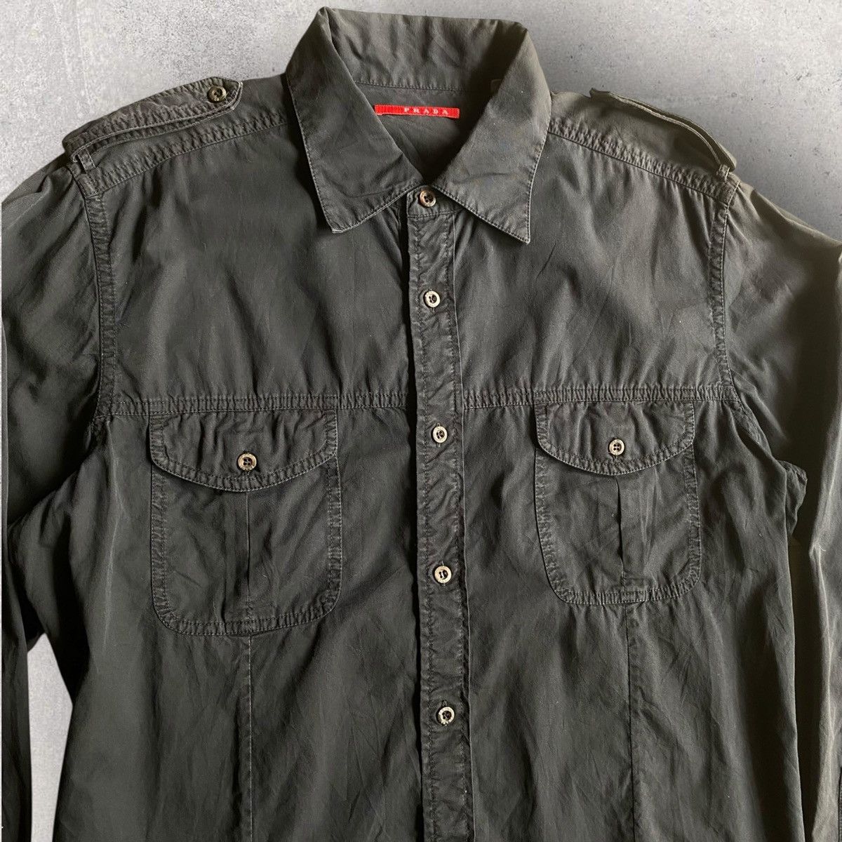 2006 Prada Military Shirt