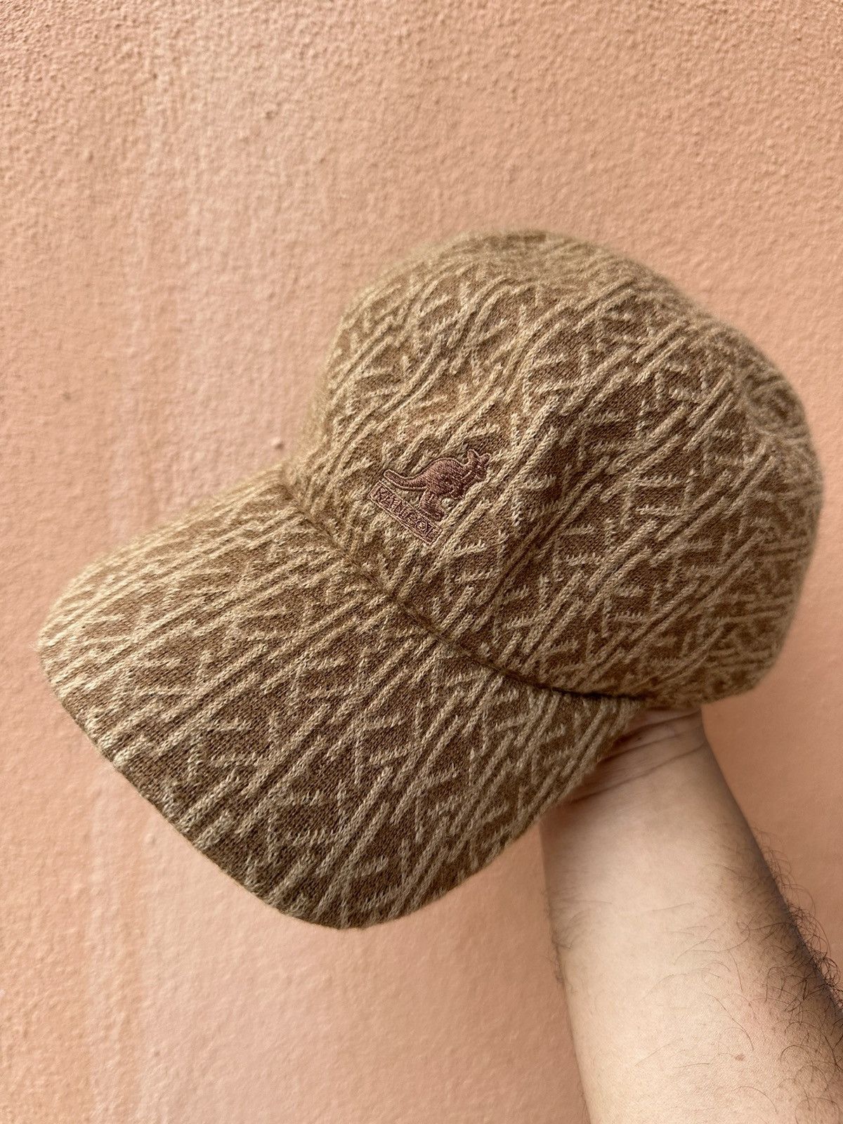 Kangol VTG Kangol Monogram Jacquard Space Cap Size ONE SIZE - 1 Thumbnail