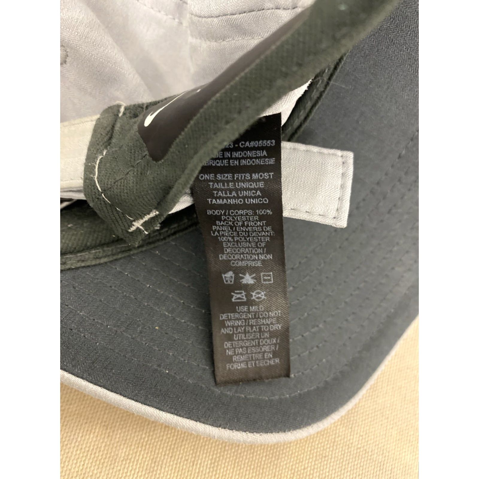 Nike Nike Baseball Cap Mens One Size Strapback Light Gray Lightweight Casual Outdoor Sports 2020s Size ONE SIZE - 6 Thumbnail