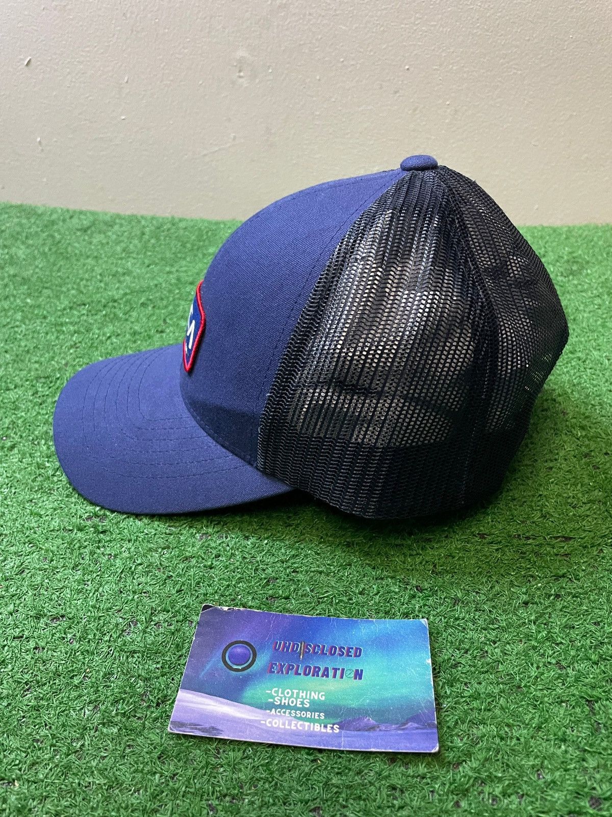 Vintage RVCA ticket mesh blue hat Size ONE SIZE - 3 Thumbnail