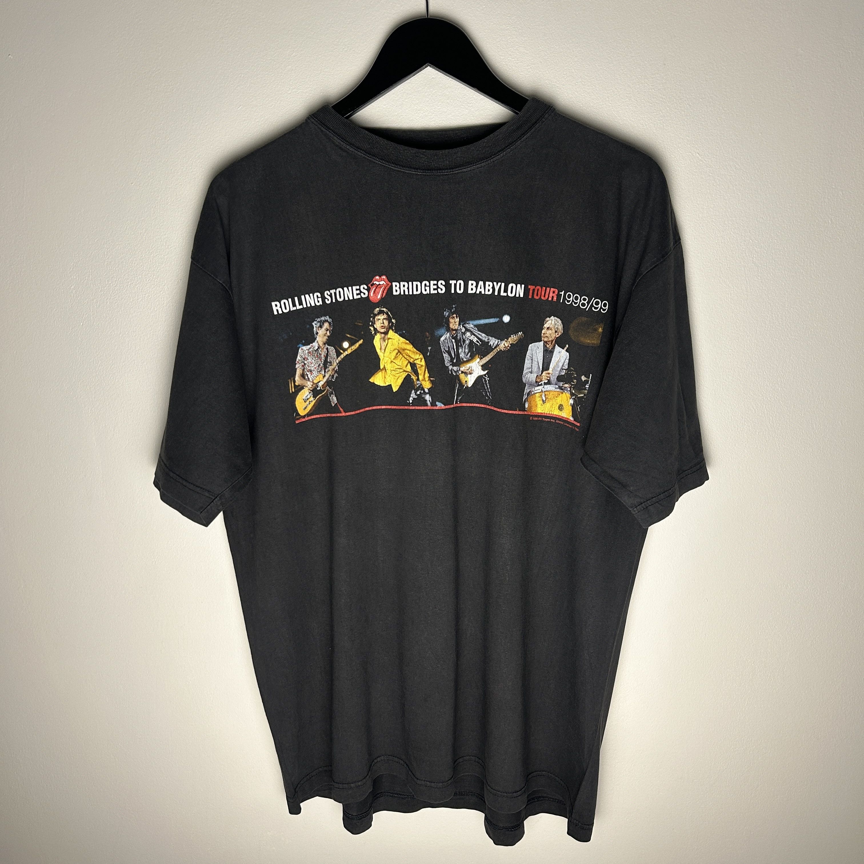 Band Tees Vintage Rolling Stones Bridges To Babylon 1999 Band T-shirt Size US XL / EU 56 / 4 - 1 Thumbnail