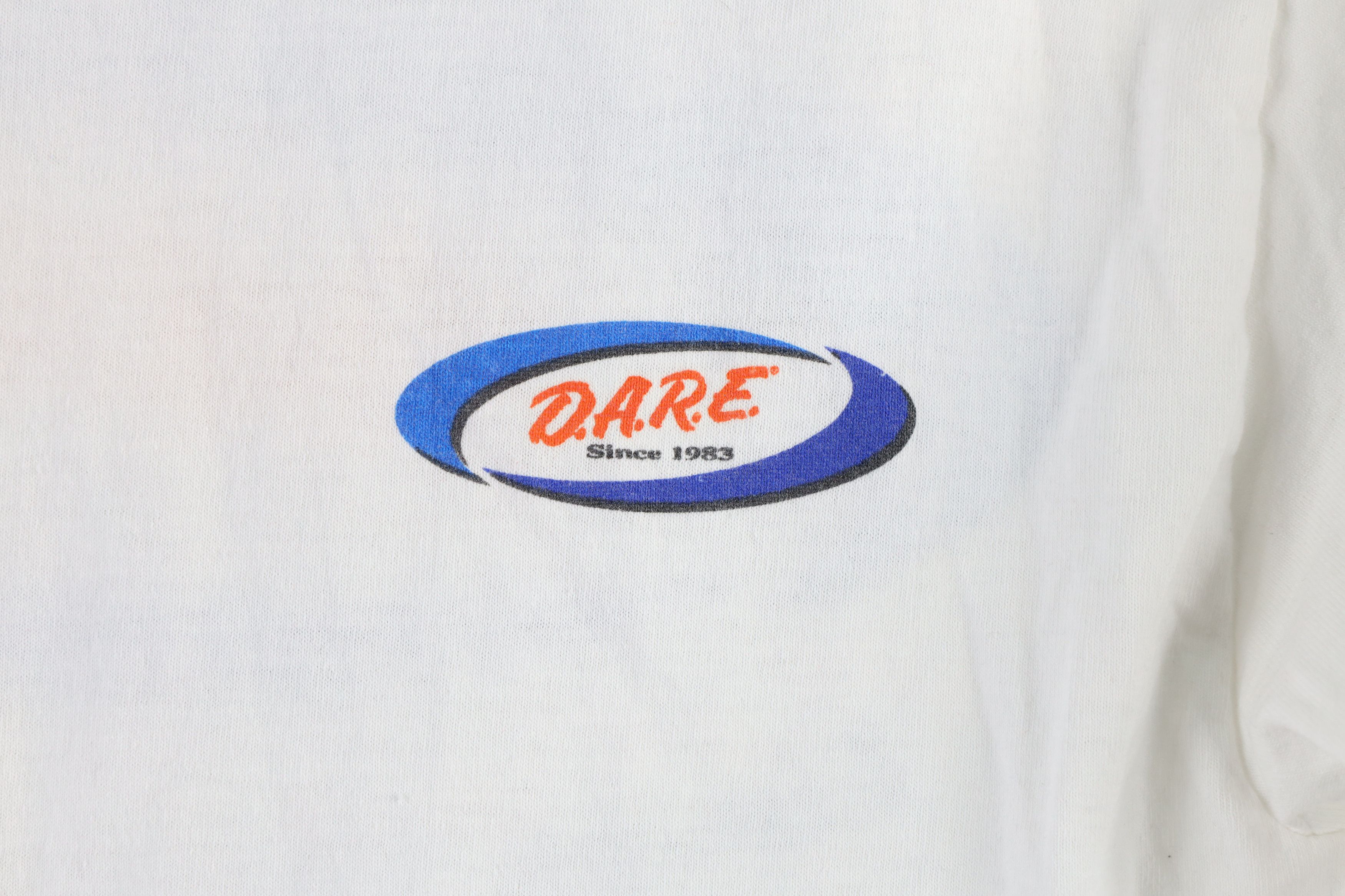 Vintage Vintage Streetwear Drug Abuse Resistance Education T-Shirt Size US S / EU 44-46 / 1 - 4 Thumbnail