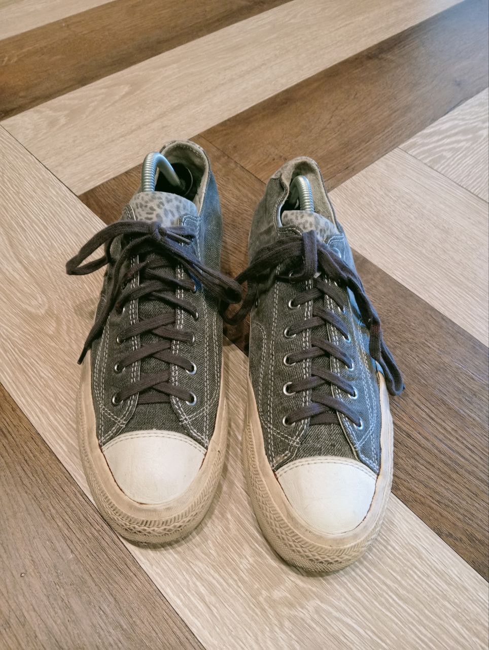 Visvim VISVIM SKAGWAY DENIM LEOPARD LOW CUT SNEAKERS - 9 US Size US 9 / EU 42 - 3 Thumbnail
