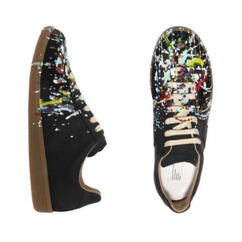 Maison Margiela Margiela Paint Splatter Replica GATs - 42 | Grailed