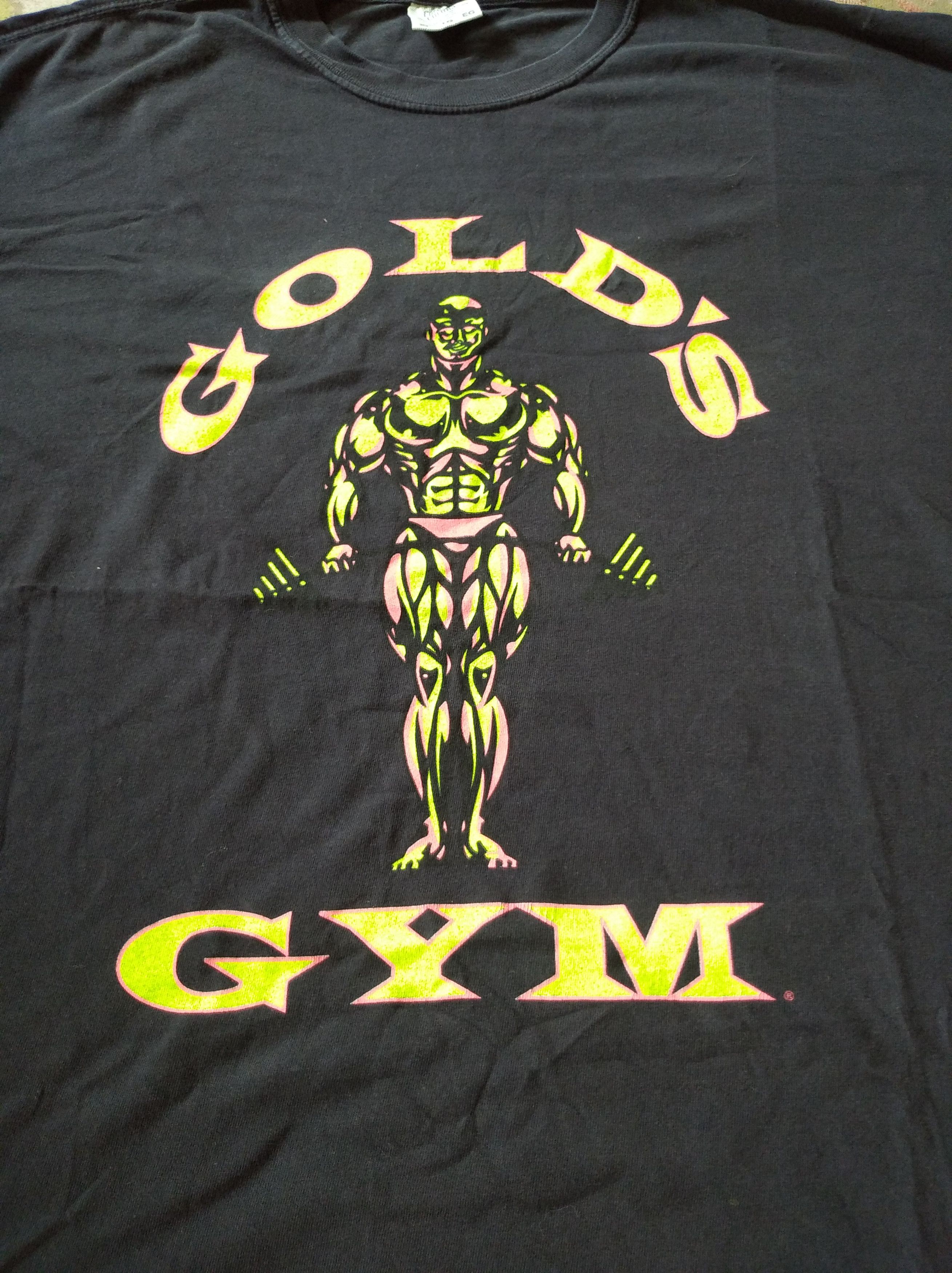 Vintage Vintage gold gym T-Shirt size xl | Grailed
