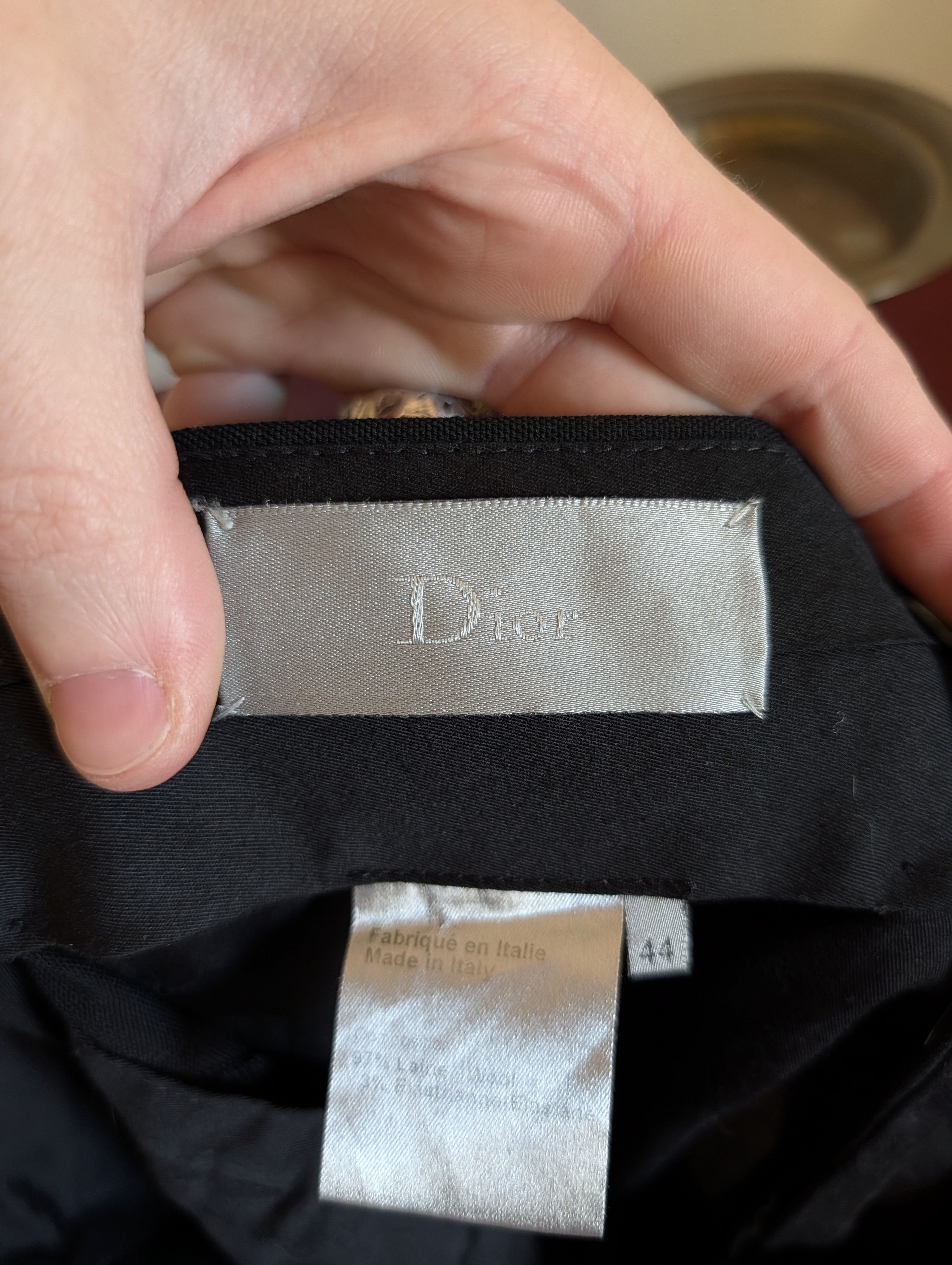 Dior FW 2008 KVA ridged side cummerbund runway pants 44 Size US 29 - 14 Thumbnail