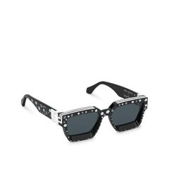 LOUIS VUITTON LV Clash Square Sunglasses Z1580E Transparent 1031895