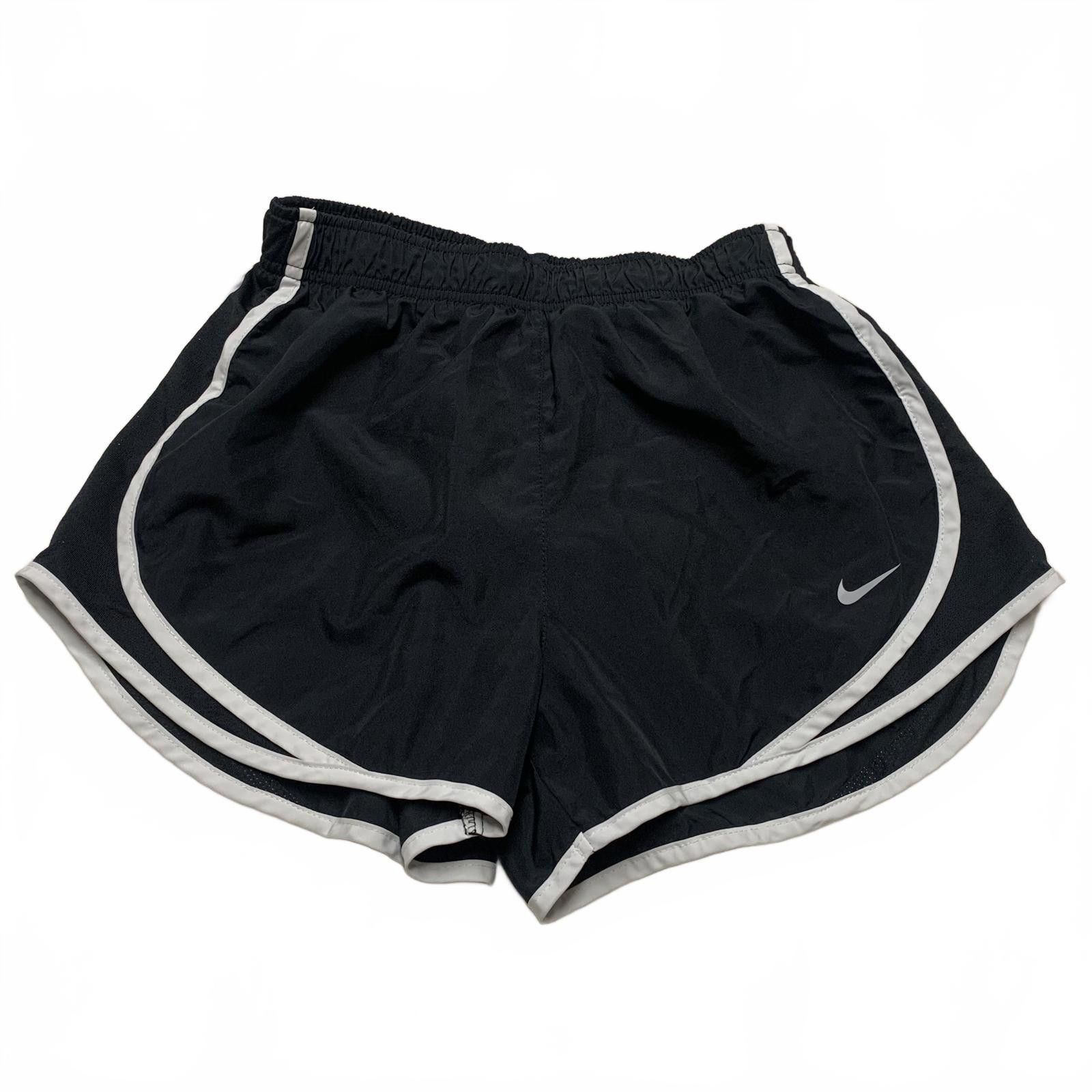 Nike Nike Dri Fit Women's Sz S Running Shorts Black White Size 28" / US 6 / IT 42 - 6 Thumbnail