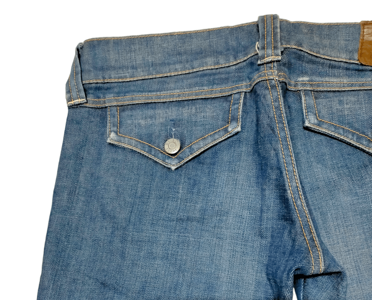 Japanese Brand Flare Jeans Black by Moussy Low Rise Boot cut Size 30" / US 8 / IT 44 - 10 Thumbnail