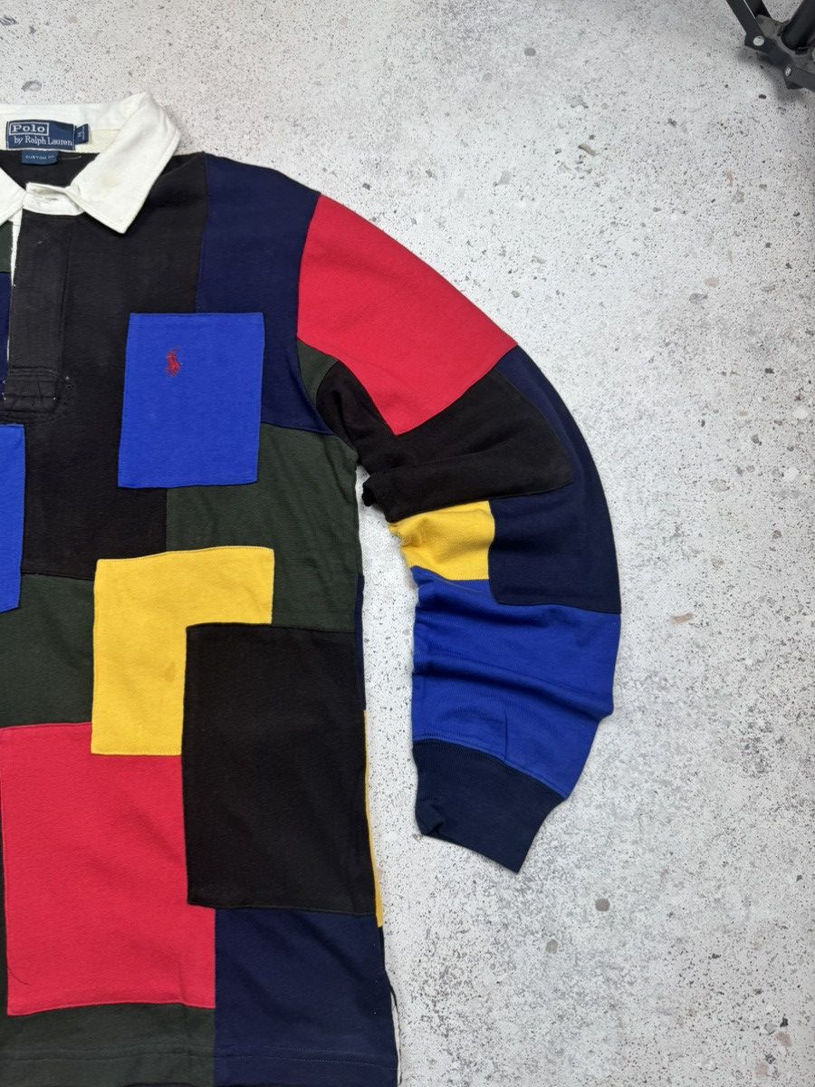 Polo Ralph Lauren × Vintage Vintage Polo Ralph Lauren Patchwork Rugby Rare Men’s M Size US M / EU 48-50 / 2 - 8 Thumbnail