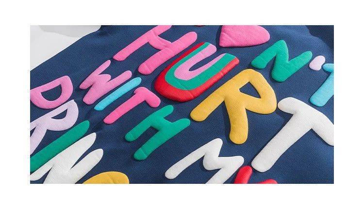 Designer Streetwear Sweatshirt Hoodie Hip Hop Korean Loose Style y2k Size US XL / EU 56 / 4 - 7 Thumbnail