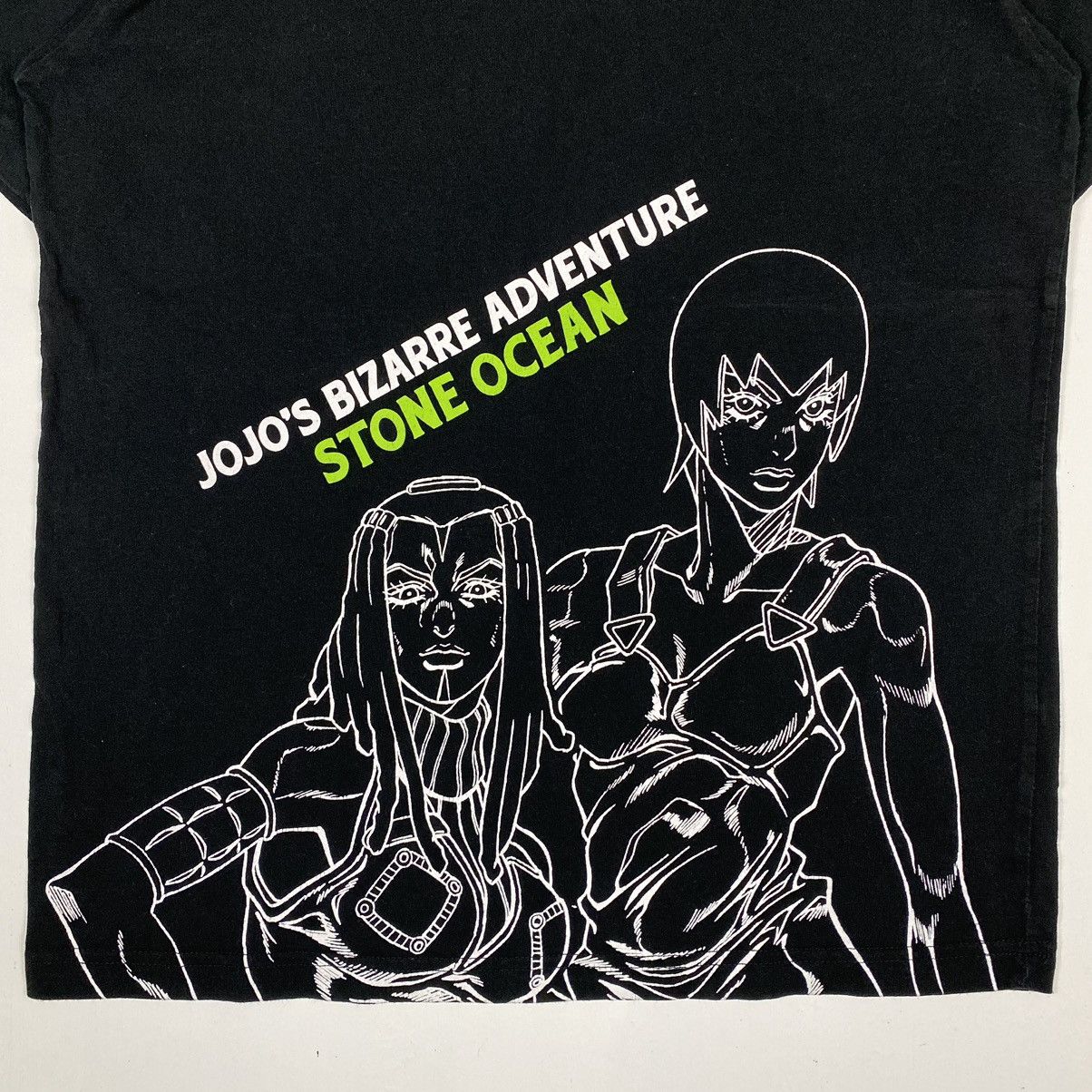 Anime × Cartoon Network × Japanese Brand JOJO'S BIZARRE ADVENTURE STONE OCEAN ANIME TEE Size US M / EU 48-50 / 2 - 3 Thumbnail