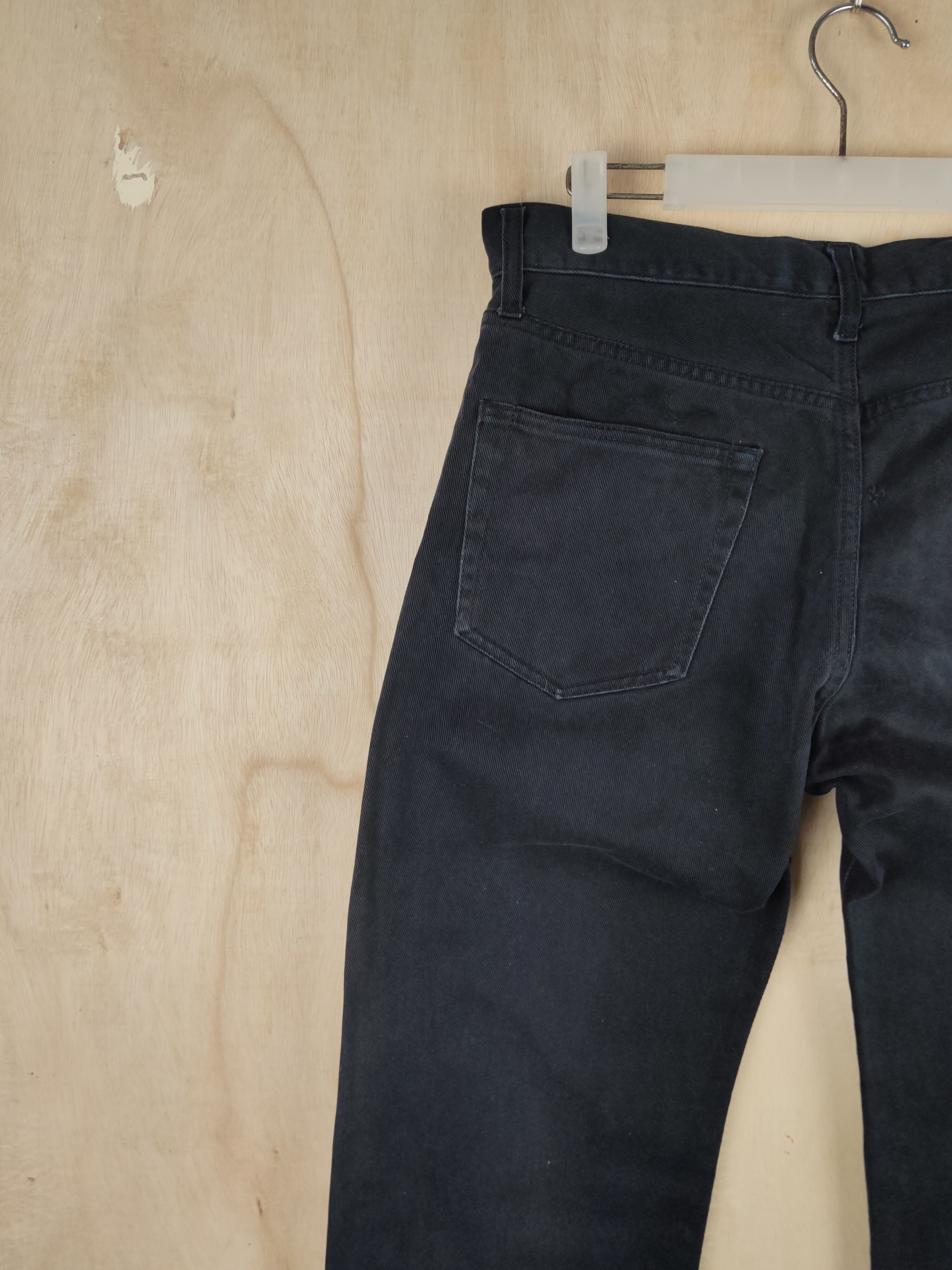 Japanese Brand Japanese Brand Black Distressed Ripped Jeans #S2489 Size US 32 / EU 48 - 8 Thumbnail