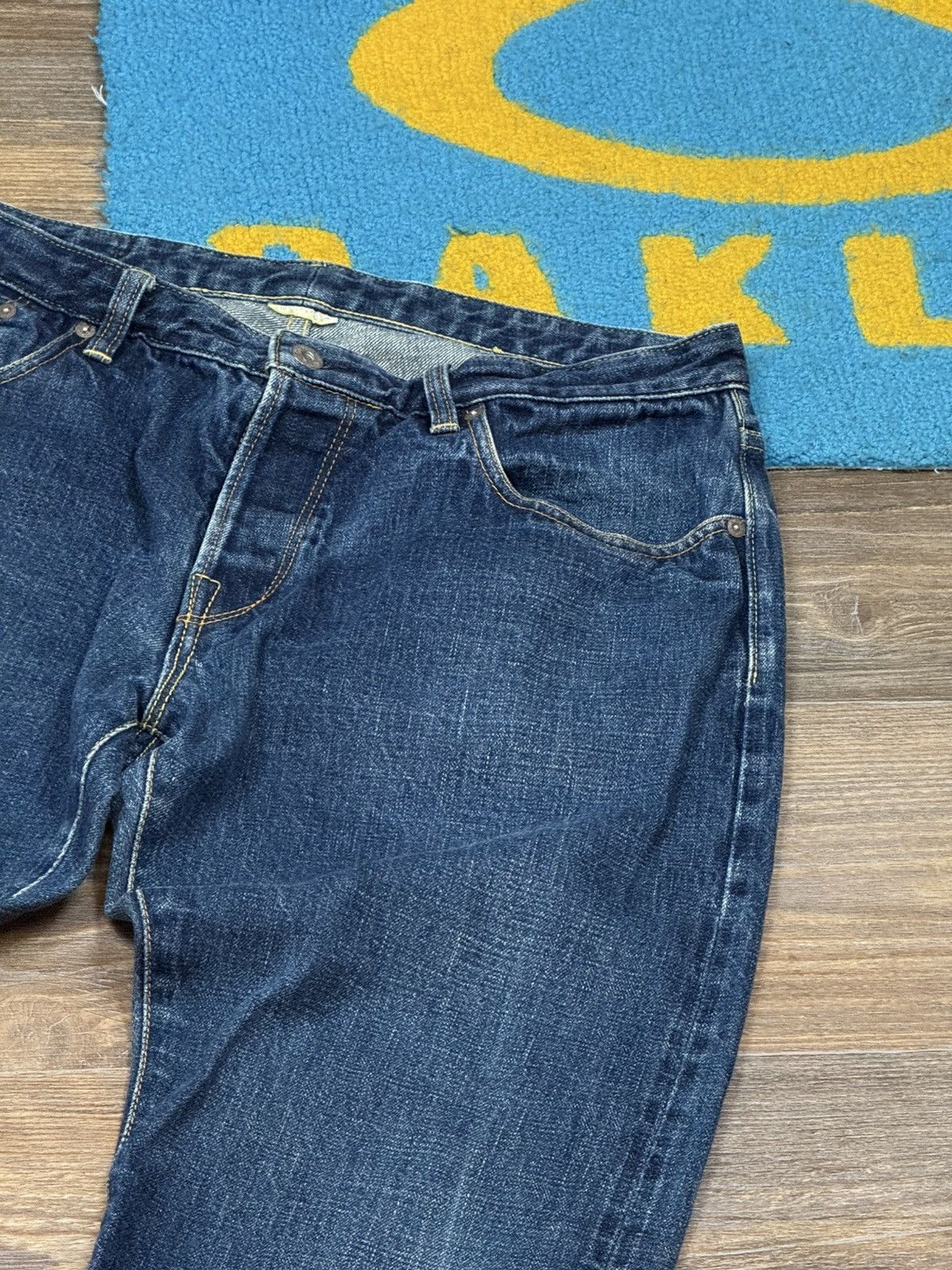 Garbstore Mens Garbstore Indigo Farm Japanese Blue Denim Selvedge Pant Size US 36 / EU 52 - 5 Thumbnail