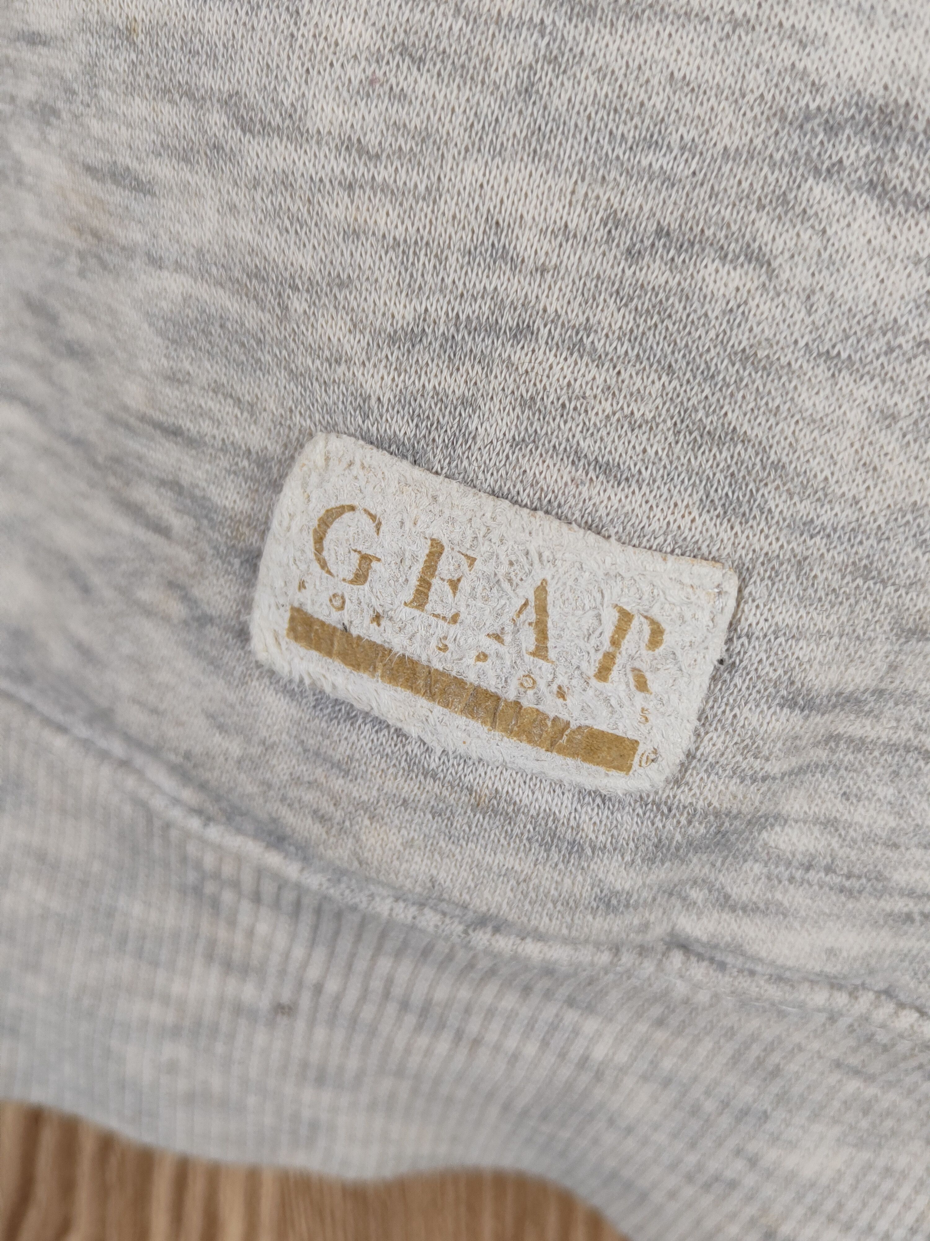 Japanese Brand × Vintage Vintage Stuff 🔥Gear Gray Hoodie Sweatshirts Size US XL / EU 56 / 4 - 7 Thumbnail