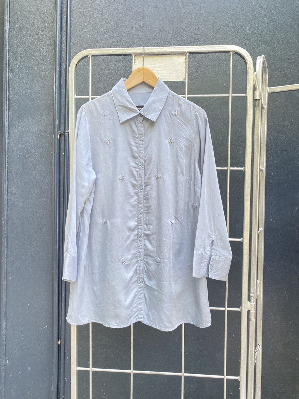 Emporio Armani greyish blue shirt