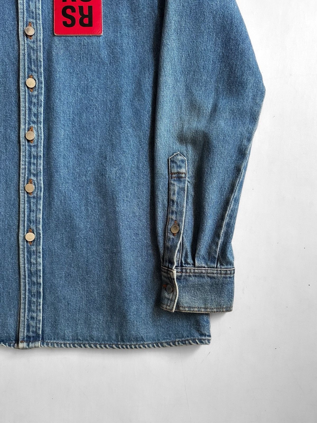 Raf Simons Raf simons patch denim shirt Size US L / EU 52-54 / 3 - 4 Thumbnail