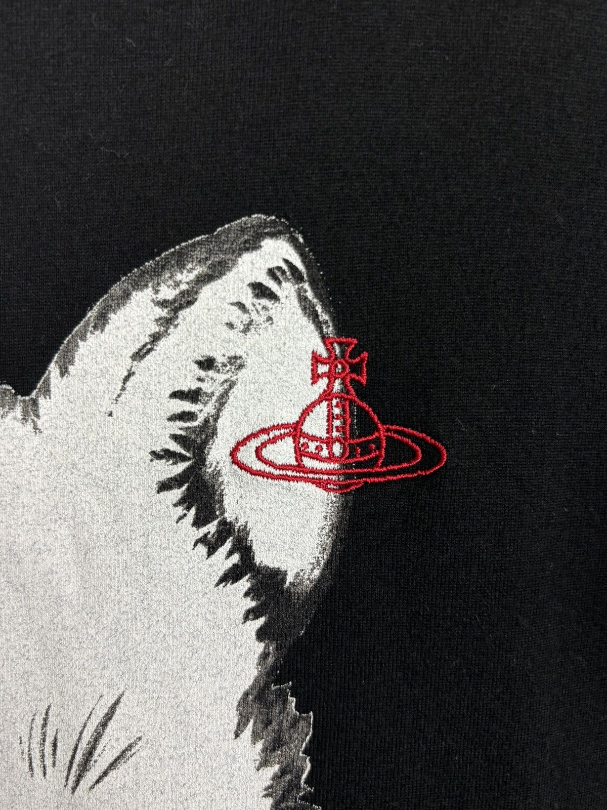 Vivienne Westwood NWT Vivienne Westwood Red Label Kitty Cat Cute T-Shirt Black Size L / US 10 / IT 46 - 4 Thumbnail