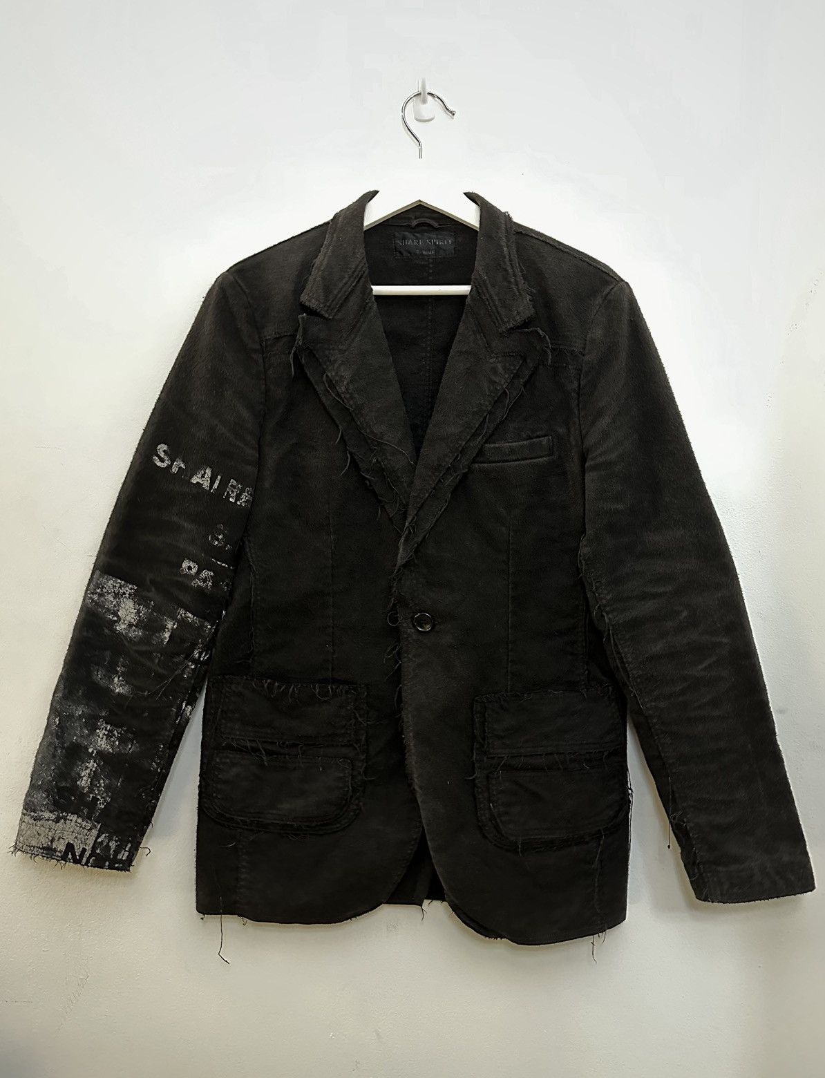 Japanese Brand × Share Spirit Homme Share Spirit Distressed Blazer | Grailed