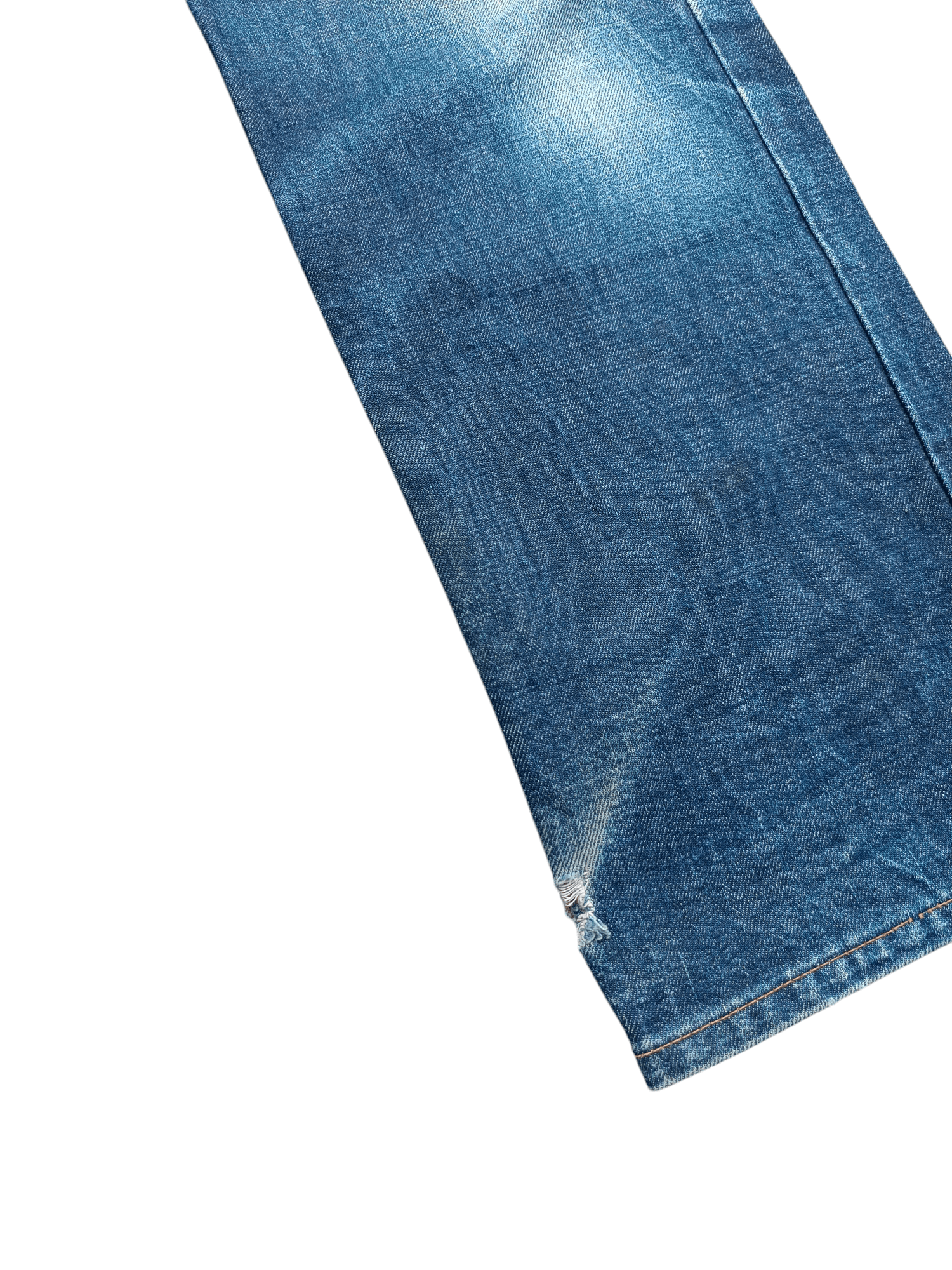 Vintage × Yohji Yamamoto Vintage INED Homme Distressed Selvedge Jeans Size US 29 - 12 Thumbnail
