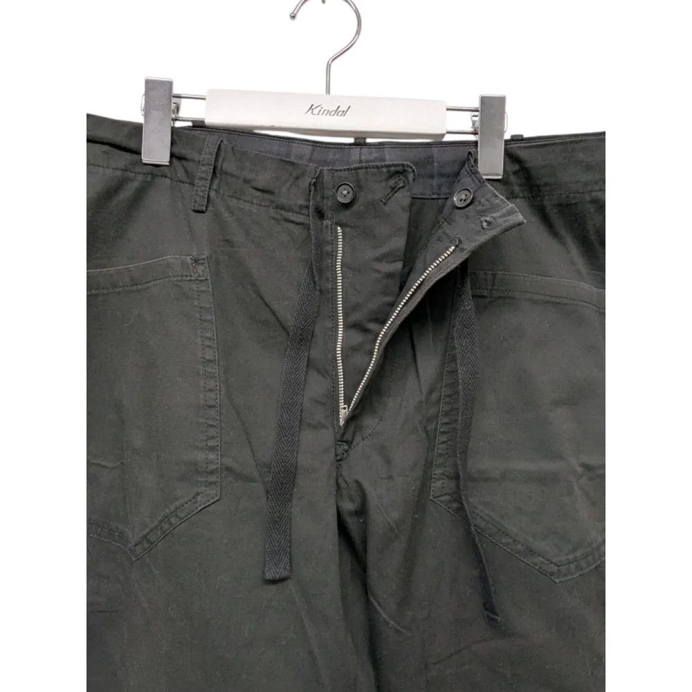 Yohji Yamamoto Yohji Yamamoto pour homme Green Cotton Wide Pants Size US 35 - 5 Thumbnail