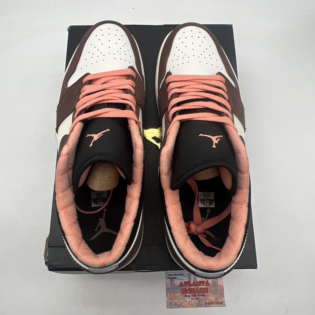 Nike Air Jordan 1 Low mocha Size US 12 / EU 45 - 7 Thumbnail