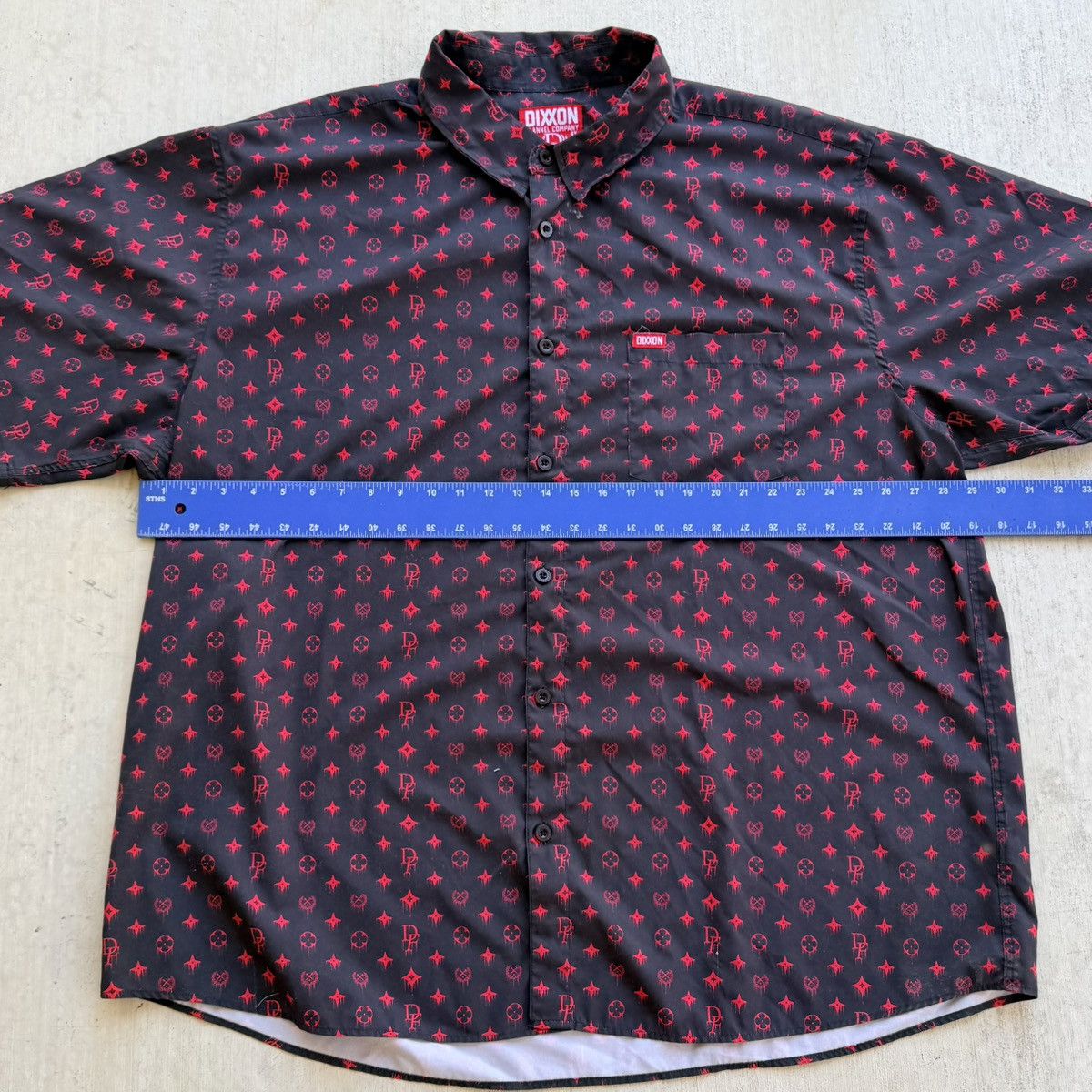Dixxon Dixxon The Bougie Shirt Short Sleeve Size 4XL Mongram AOP Size US XXL / EU 58 / 5 - 6 Thumbnail