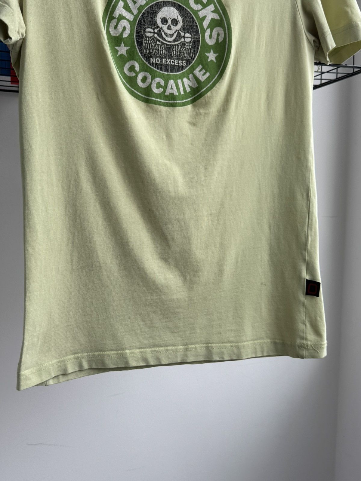 Vintage Vintage Starfucks Cocaine Funny Starbucks T-shirt Size M / US 6-8 / IT 42-44 - 3 Thumbnail