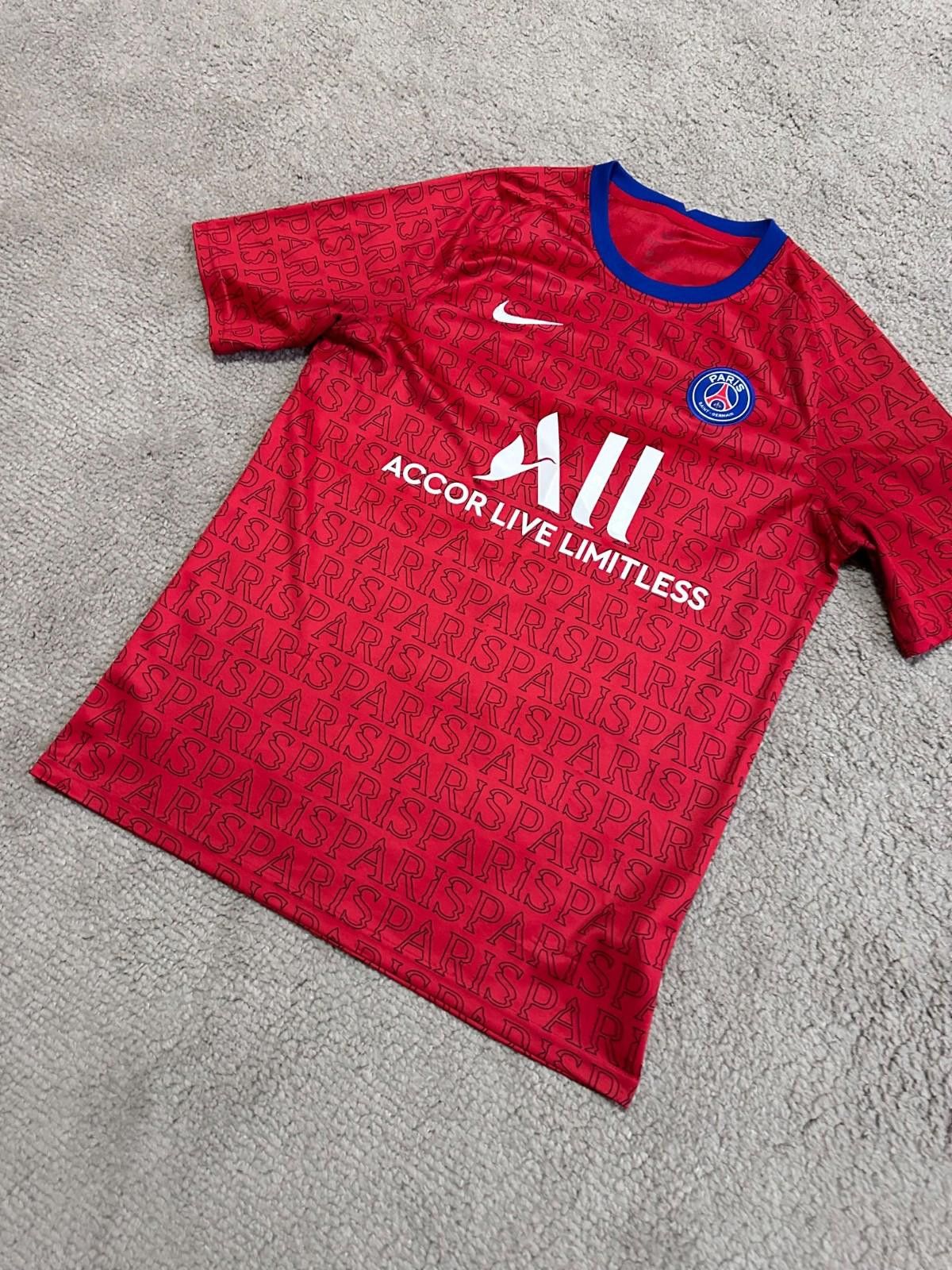 Nike PSG PARIS SAINT GERMAIN 2020/2021 PREMATCH SHIRT JERSEY NIKE Size US M / EU 48-50 / 2 - 2 Thumbnail