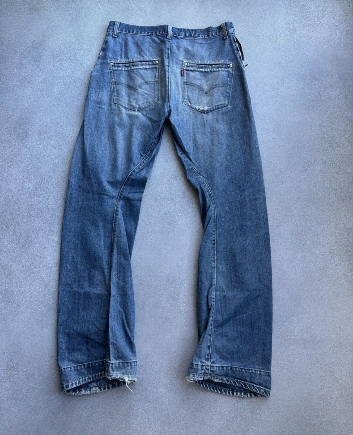 Levi's Vintage Levi’s 502Loose Fit Engineered Flared JeansY2K Denim Size US 33 - 1 Thumbnail