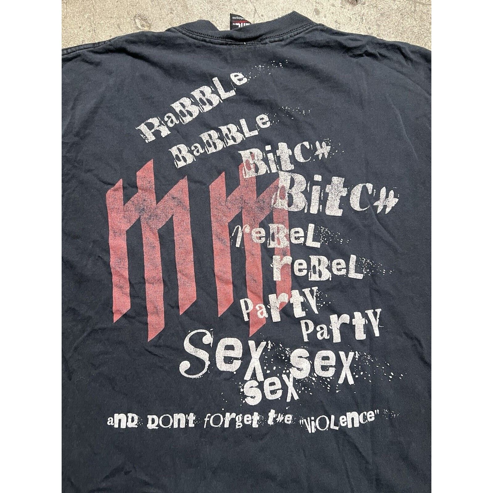 Giant Vintage Authentic Marilyn Manson Golden Age Of Grotesque Size US M / EU 48-50 / 2 - 7 Thumbnail