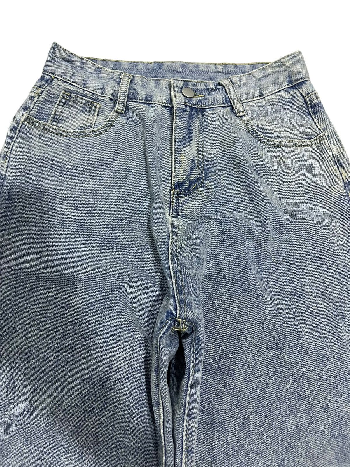 If Six Was Nine × Japanese Brand × Le Grande Bleu (L.G.B.) BAGGY💥 JAPANESE BRAND Y2K STONE WASH DENIM PANTS Size US 28 / EU 44 - 2 Thumbnail