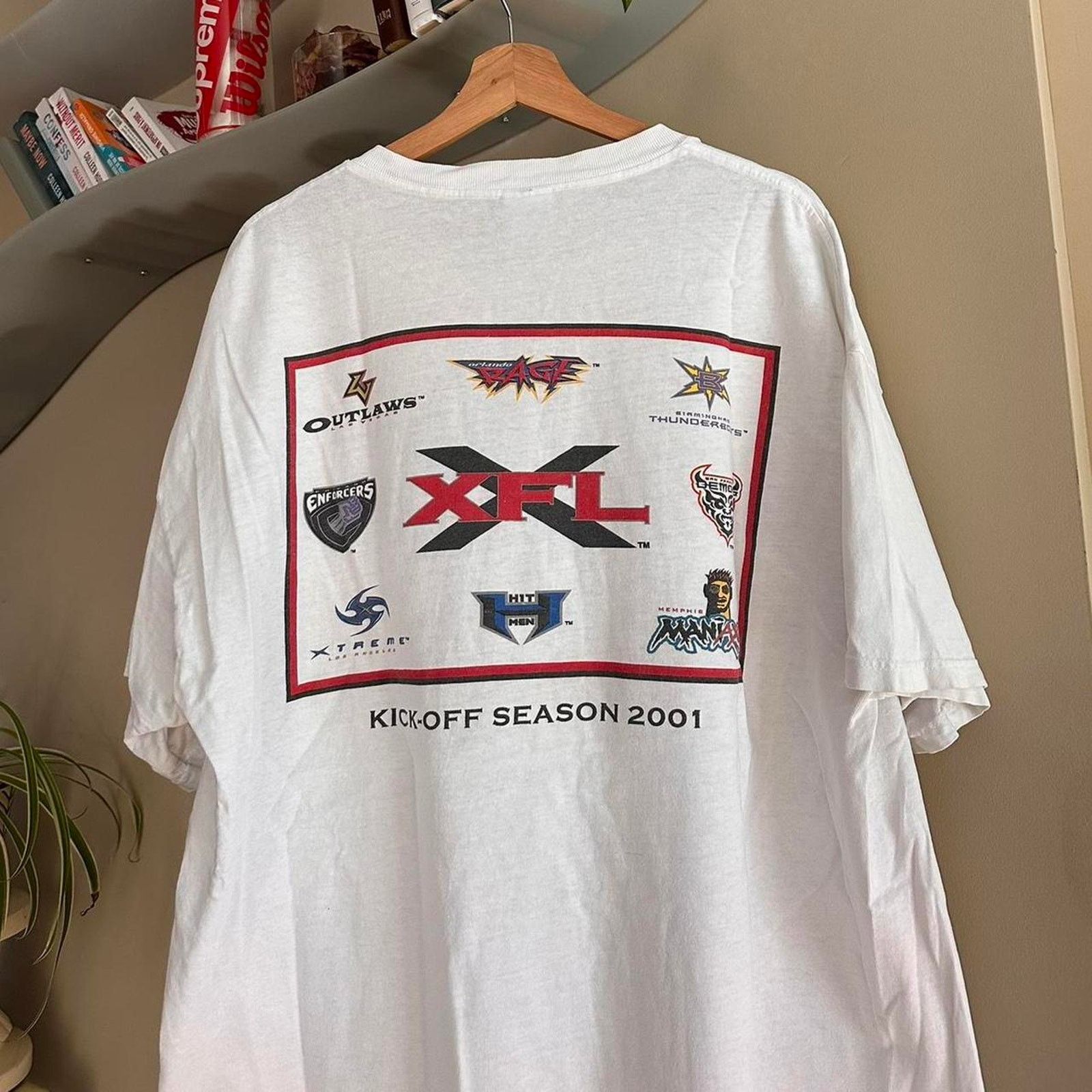 Delta × Vintage Vintage 2001 XFL Promo Shirt Size US XL / EU 56 / 4 - 2 Thumbnail