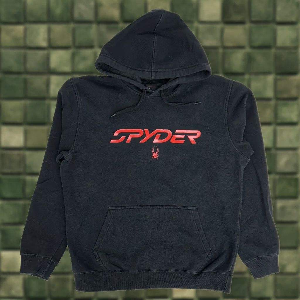 Spyder Spyder Hoodie Black/Red Pullover Sweatshirt Long Sleeve Men’s Size Large Used Size US L / EU 52-54 / 3 - 1 Thumbnail