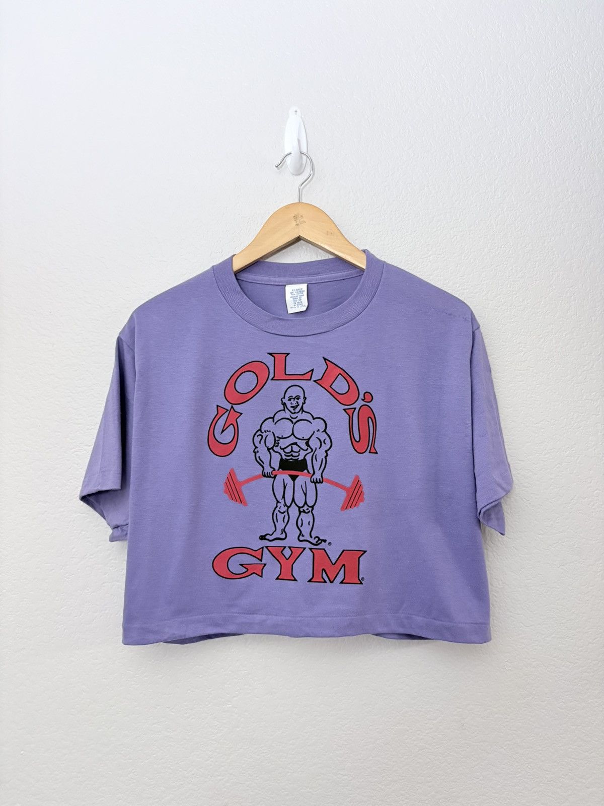 80’s DS Gold’s Gym Vintage Single Stitch Crop Top Shirt